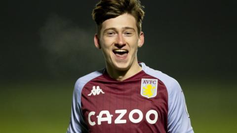 MK Dons have signed winger Louie Barry from Aston Villa