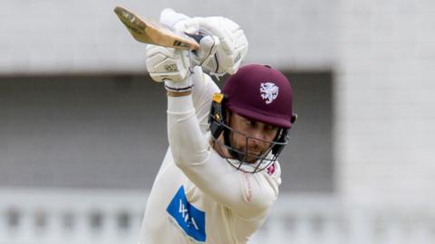 Devon Conway batting for Somerset