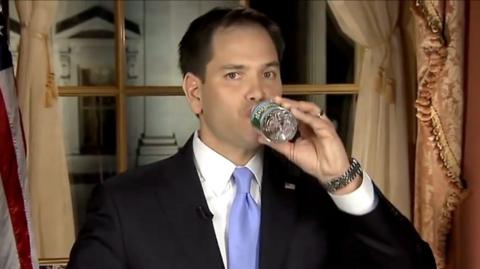 Marco Rubio in his 2013 rebuttal speech