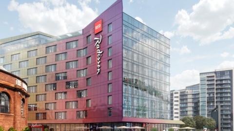 Design of Radisson Red in Glasgow