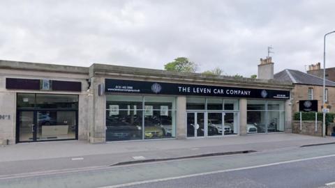 Leven Car Company showroom in Edinburgh