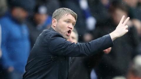 Doncaster Rovers manager Grant McCann, pictured when he was Peterborough manager