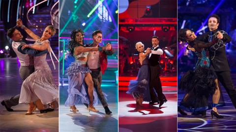 This year's Strictly finalists on the dancefloor