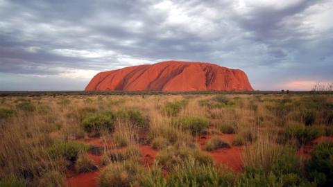 Uluru, formerly known as Ayers Rock, in Australia's Northern Territory