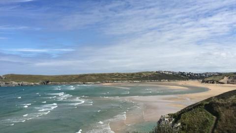 Crantock beach