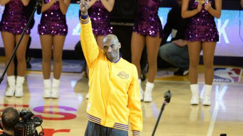 Kobe Bryant says farewell at Staples Center. 13 April 2016