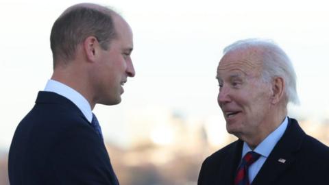 Prince William and President Biden