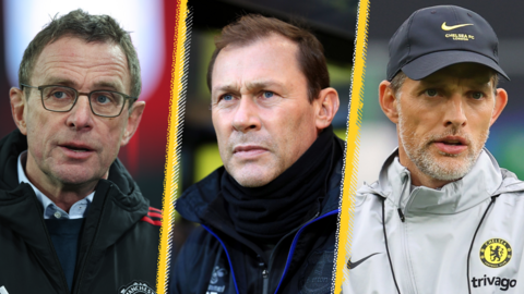 Ralf Rangnick, Duncan Ferguson & Thomas Tuchel