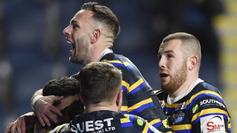 Leeds Rhinos celebrate