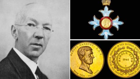 Dr Harold King, CBE and Hanbury Gold Medal