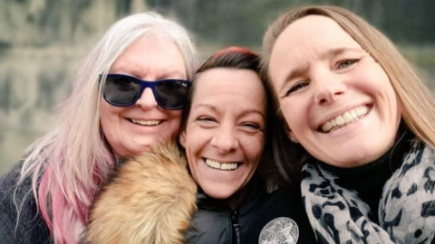 Suzy Angus, Shirley Ross and Emma Bryson