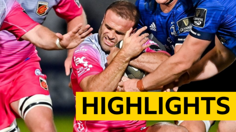 Jamie Roberts battles against Leinster