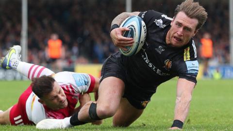 Exeter Chiefs' Stuart Hogg