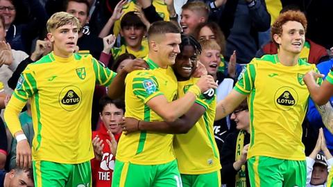 Norwich, Bournemouth, Carabao Cup, Tzolis, Williams, Sargent