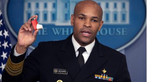 US Surgeon General Jerome Adams