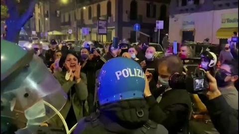 Protests in Naples