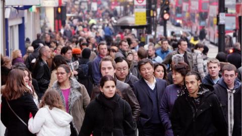 Oxford Street shoppers