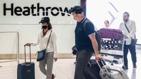 Passengers at Heathrow