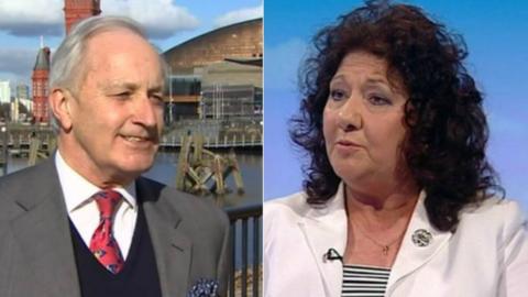 Neil Hamilton a Caroline Jones