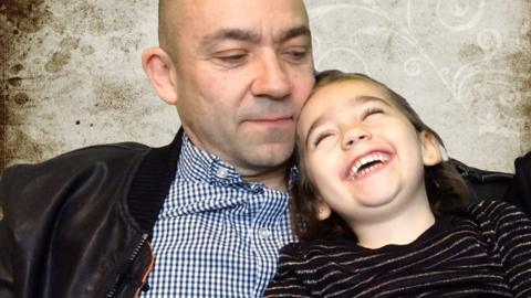 Soul singer Kenny Thomas with his daughter, Christina
