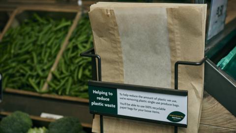 Morrisons paper bag