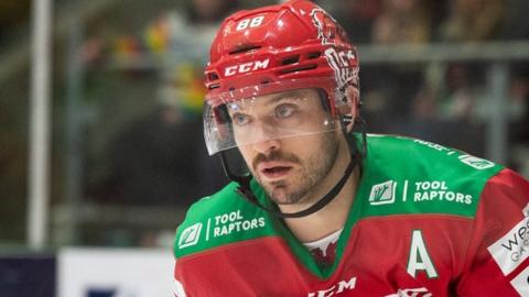 Joey Martin in action with Cardiff Devils