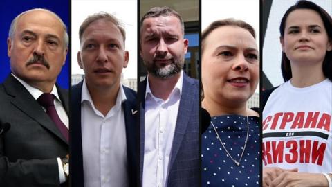 Belarus presidential election candidates