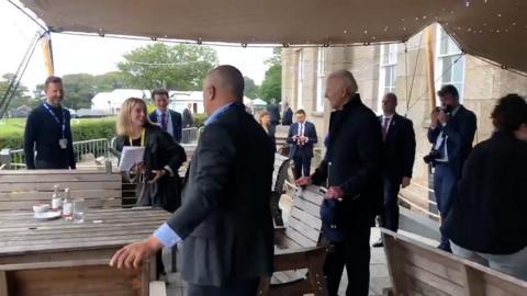 Biden in Cornwall