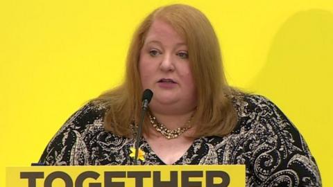 People in Northern Ireland "have had enough", Alliance Party leader Naomi Long tells the conference.