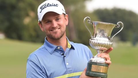 Bernd Wiesberger with the Italian Open trophy