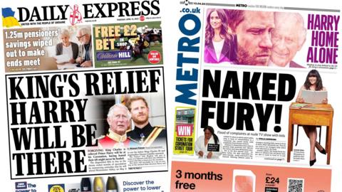 Thursday's papers