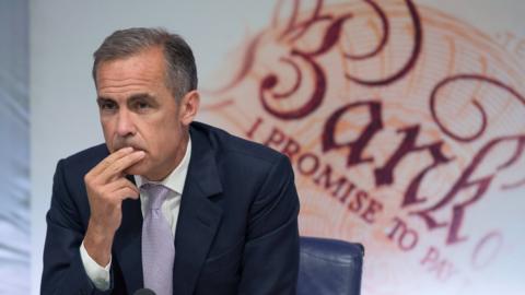 Mark Carney, pictured 6 August 2015