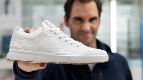 Roger Federer helped design the Roger Centre Court shoe