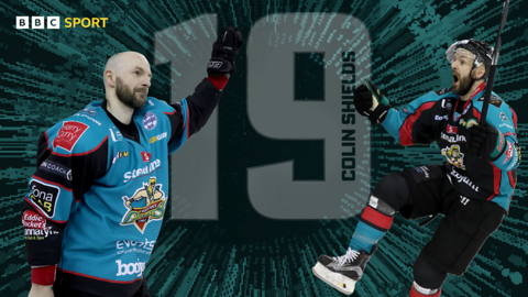 Belfast Giants all time leading goal scorer Colin Shields