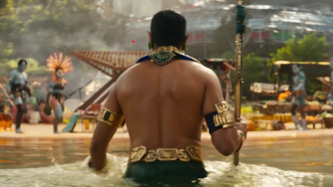 A still from the Black Panther trailer
