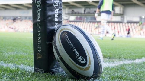 Ball at Rodney Parade