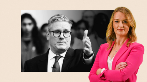 Keir Starmer and Laura Kuenssberg