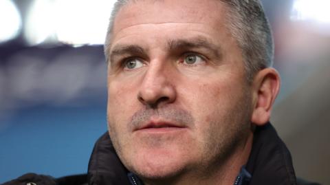 Ryan Lowe on the touchline