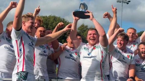 The Channel Islands lift the Granite Trophy