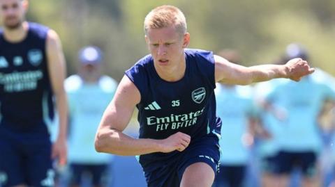 Arsenal defender Oleksandr Zinchenko 