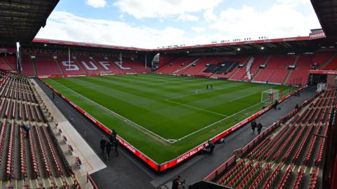 General view of Sheffield United's Bramall Lane home