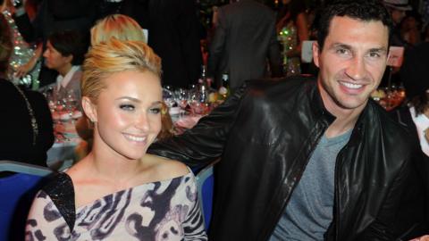 Actress Hayden Panettiere (left) and Wladimir Klitschko attend the World Music Awards 2010 in Monte Carlo, Monaco