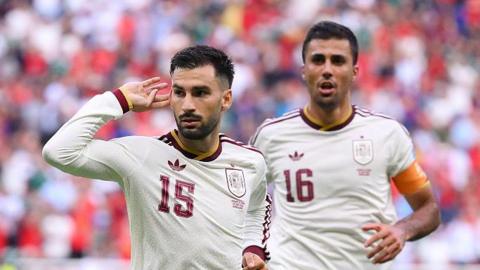 Spain celebrate