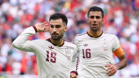 Spain celebrate