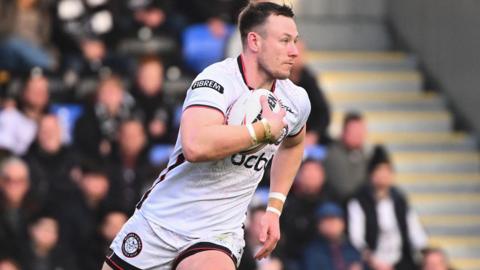 Matt Fleming of Widnes Vikings in action