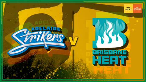 Adelaide Strikers v Brisbane Heat badge graphic