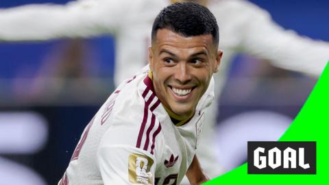 Pedro Porro smiles to the crowd after celebrating for Spain against France in the 2026 World Cup.