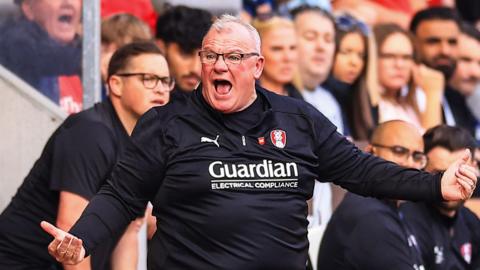 Rotherham boss Steve Evans