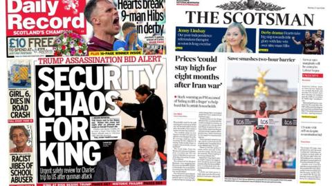 Scotland's papers: 27 April