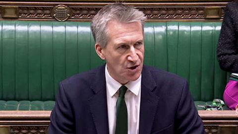 Dan Jarvis speaks in House of Commons